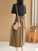 中秋大力度清仓~（不支持退）HEMl品牌 撞色假两件休闲连衣裙-喜出 商品缩略图5