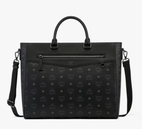 MCM 托特包 LARGE男  MMTFAAK01BK001-F 黑色.