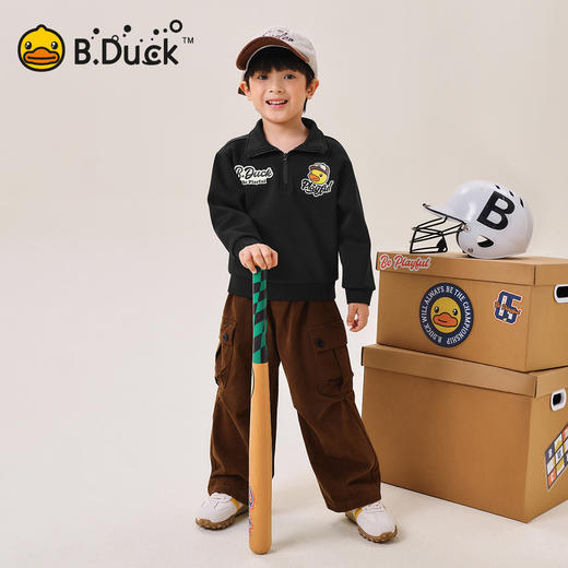 B.Duck小黄鸭童装春秋翻领卫衣110-160 BF3608071 商品图1