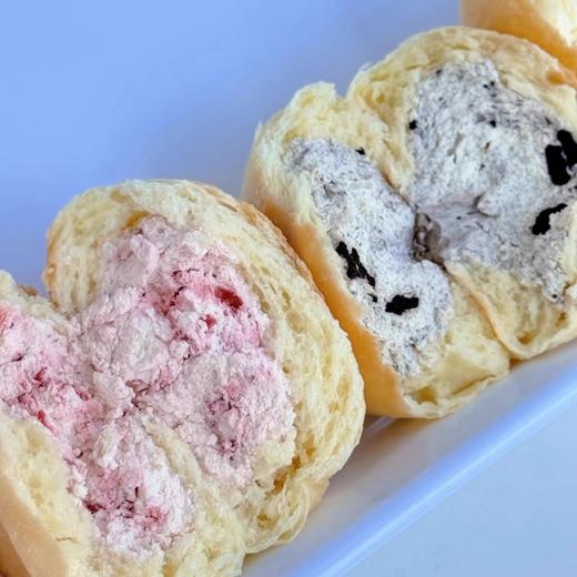 【秒杀】冰面包80克*8枚（原味*2+可可*2+奥利奥*2+草莓*1+开心果*1） 商品图3