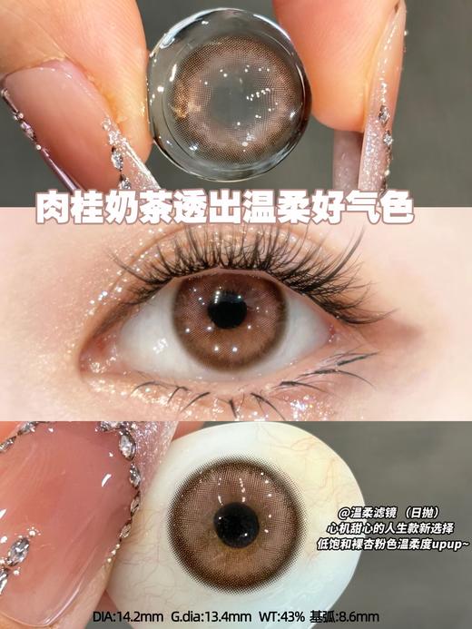 Doragina日抛·温柔滤镜·14.2mm中等着色·10片日抛 商品图6