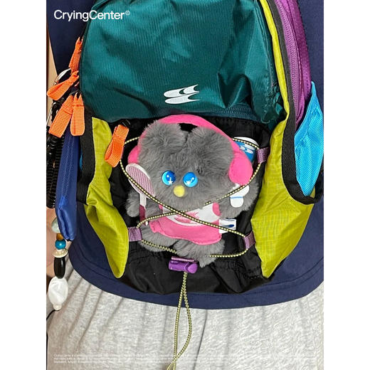 CryingCenter 很爱运动的耳机猫玩偶挂件包包挂件 哭喊中心 商品图1