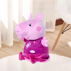 小猪佩奇 小猪佩奇-晚安声光毛绒粉色蓝色