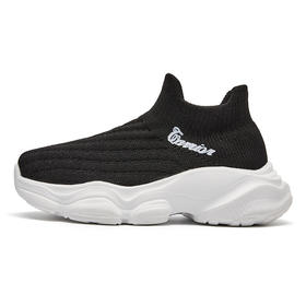 回力儿童运动鞋童鞋夏季2025新款小白鞋男童一脚蹬小学生跑步网鞋WZ(JS)-0346