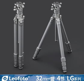 徕图（Leofoto）神之翼银色加百列LG-284C/324C旗舰款 摄影摄像防水碳纤维阿卡规格三脚架 LG-284C加百列（不含云台）