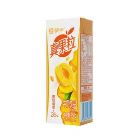 DH蒙牛 真果粒黄桃果粒酸乳饮品250g×12盒 