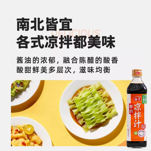 海天鲜的凉拌汁（液体复合调味料）450mL/瓶 商品图3