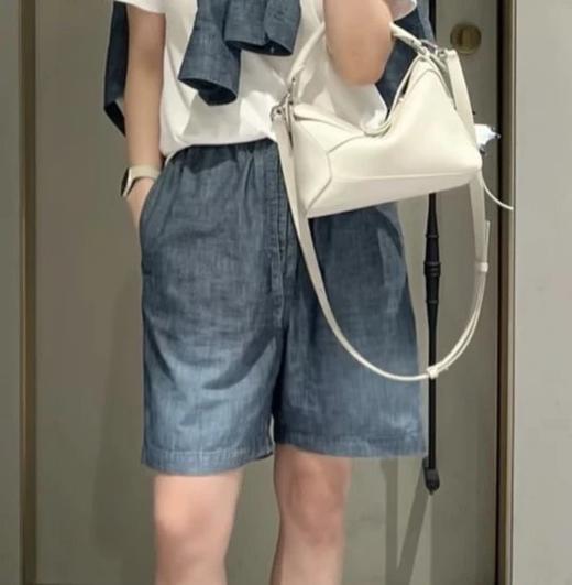 重磅渠道！L金标抽绳牛仔短裤   日本进口面料   高级成衣水洗 商品图1