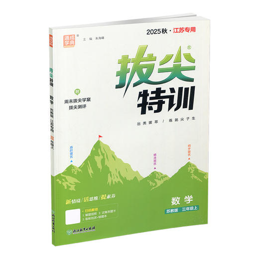 2025秋 拔尖特训 数学 苏教版 三年级上 3上 同步提优训练专项练习一课一练 同步教辅 必刷题 通成学典天天练教辅 商品图3