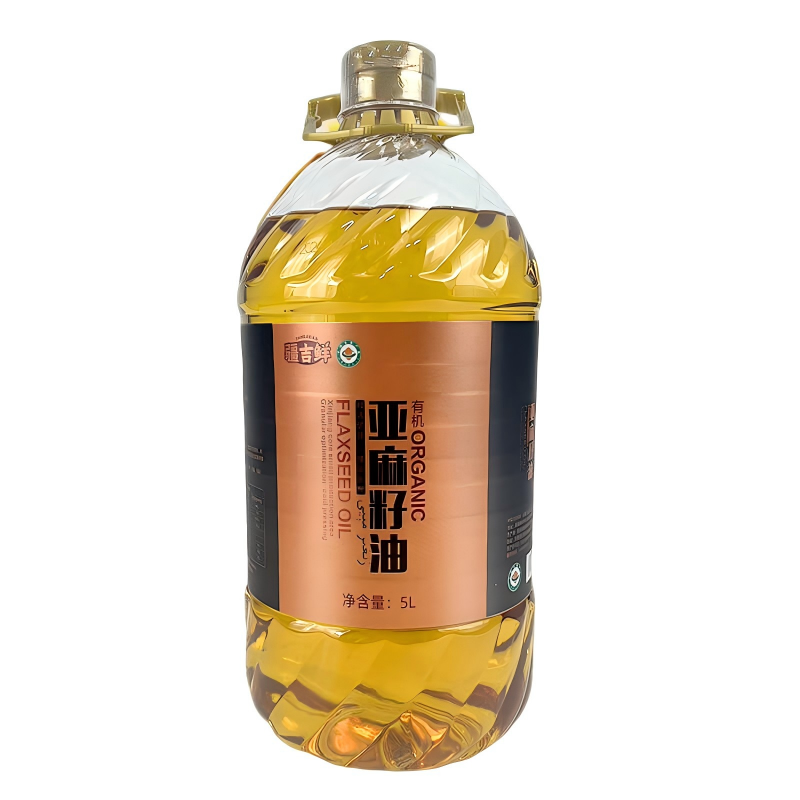 【新疆】新疆疆吉鲜有机亚麻籽油5L
