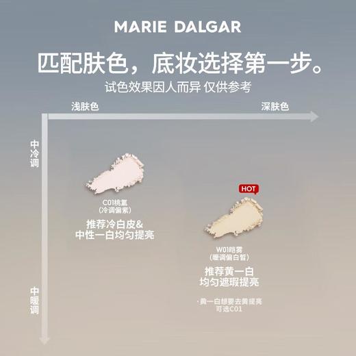 玛丽黛佳学生党mini粉饼（硅胶套+挂件版）5g 商品图4