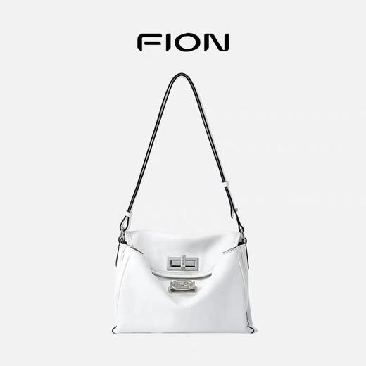 菲安妮植鞣皮托特包新款通勤大容量真皮单肩斜挎慵懒包包 商品图1