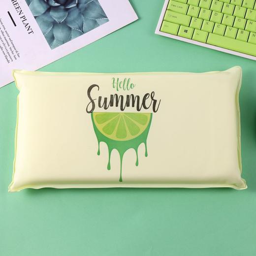 【物理降温，即用即冷！】夏季卡通海绵冰枕凉枕 降温冰垫免注水 学生午睡冰垫水枕头制定凉垫-QA 商品图7