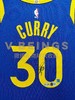 收藏系列 库里 勇士队30号蓝色 球员版 亲笔签名球衣 商品缩略图2