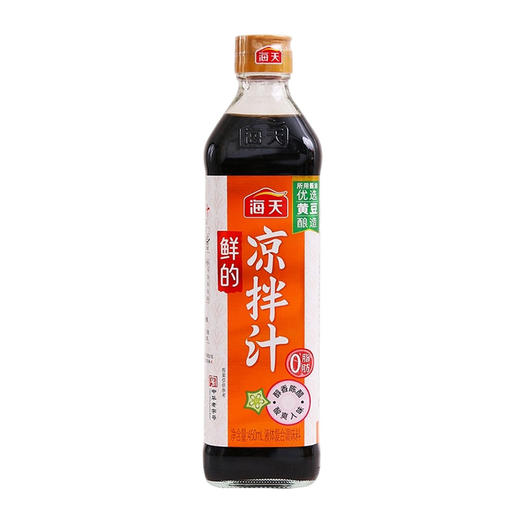 海天鲜的凉拌汁（液体复合调味料）450mL/瓶 商品图5