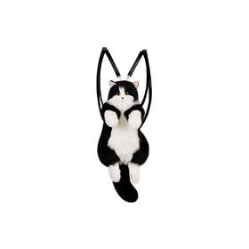 Chongker/宠客 奶牛猫背包 标准款（皮质肩带）