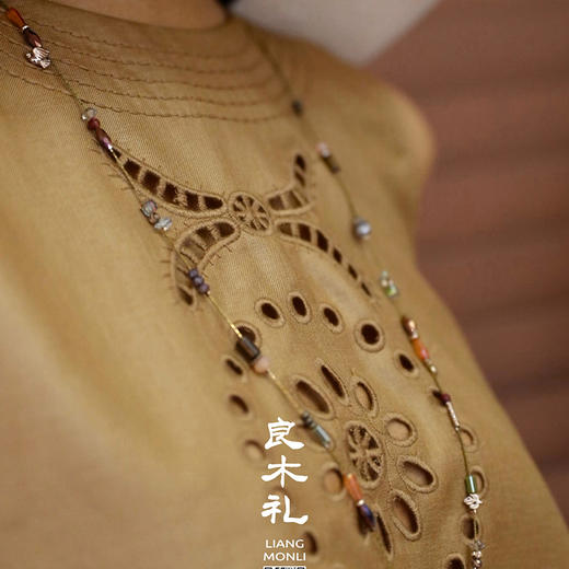 【预售7天】良木礼镂空无袖背心（0069-a） 商品图2