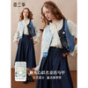 两三事晴兔茶叙2025秋季新款复古印花刺绣拼色短款马甲女宽松马夹 商品缩略图0