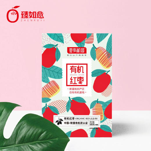 臻如意免洗有机红枣500g/盒 厂家直发全国包邮配送（偏远地区除外） 商品图1