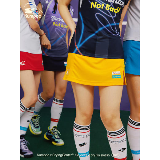 CryingCenterkumpoo薰风羽毛球联名系列肌理透气网面羽毛球短裙 商品图7