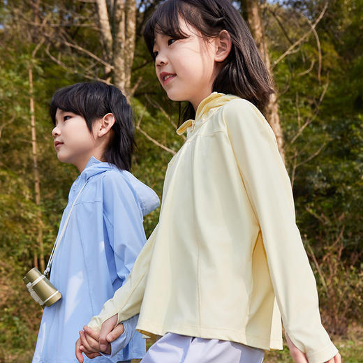 儿童冰丝防晒衣！2025女宝男宝夏季户外运动防紫外线男童小孩防晒服外套皮肤衣！ 商品图0