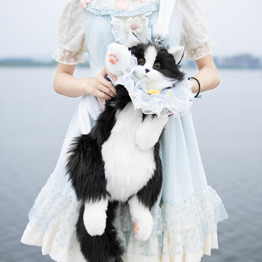 Chongker/宠客 奶牛猫背包 标准款（皮质肩带） 商品图2