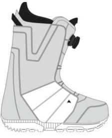 25/26BURTON雪鞋M MOTO BOA GRAY CLOUD 商品图0