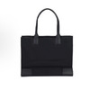 TORY BURCH 汤丽柏琦 Ella 纯色双T Logo拼饰磁力按扣 锦纶 托特包Tote包购物袋手提单肩包 女款 黑色（CB） 商品缩略图2