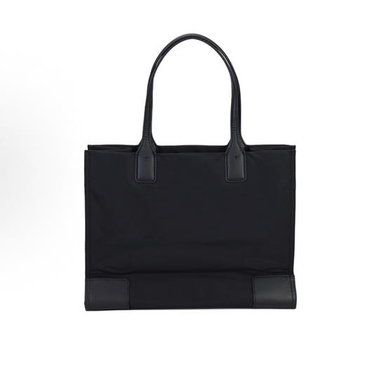 TORY BURCH 汤丽柏琦 Ella 纯色双T Logo拼饰磁力按扣 锦纶 托特包Tote包购物袋手提单肩包 女款 黑色（CB） 商品图2