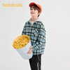 【商场同款】巴拉巴拉男童衬衫儿童长袖2025新款秋绒绒棉格纹外套 商品缩略图2