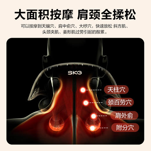 SKG 颈椎按摩器H5-2 晶钻滚揉按尊贵款【HSZQ10.0】 商品图1