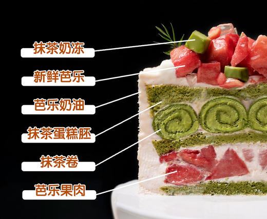 芭乐抹茶可丽卷蛋糕 商品图5