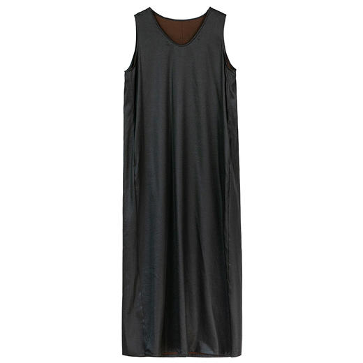 牧衣游原创净色香云纱连衣裙气质 限量福利款 桃枝扇不支持会员折 商品图4