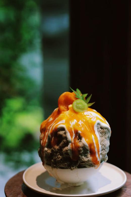 金陵橙霞·夏日酥山(焙茶杏子刨冰)·14:00起供应制作时间约20分钟 商品图0