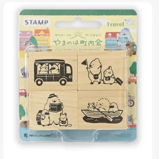 日本NB社山野町内会系列 套装组合 印章套装4枚入 商品图5