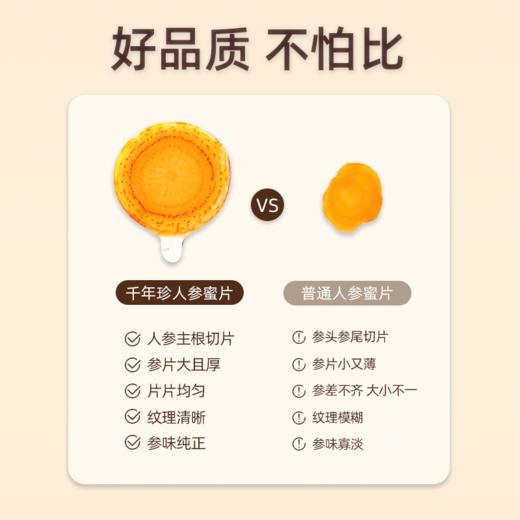 50g/盒 A级鲜人参蜜片 商品图3