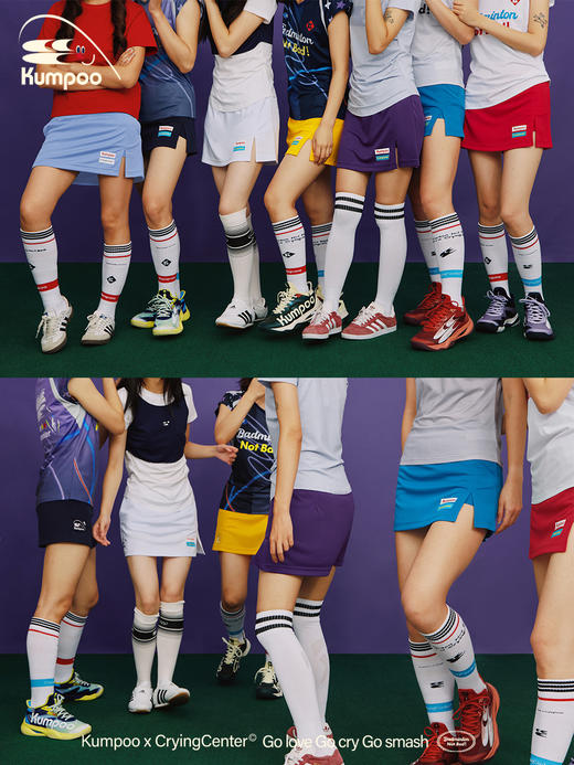 CryingCenterkumpoo薰风羽毛球联名系列肌理透气网面羽毛球短裙 商品图3