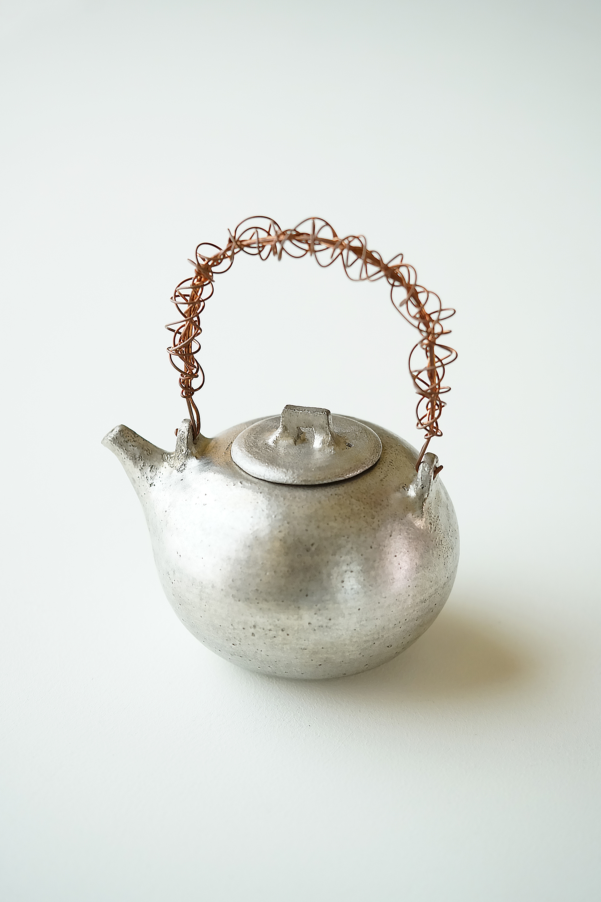 安藤雅信95｜96黑银彩烧水器