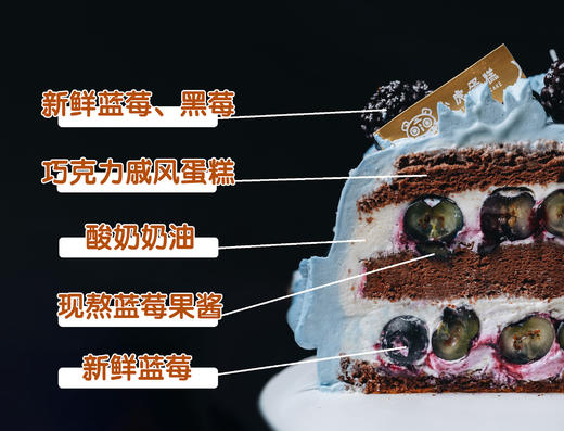 冷萃酸奶蓝莓蛋糕（0蔗糖希腊酸奶） 商品图4