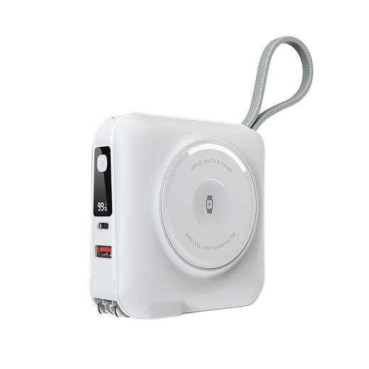 WIWU唯吾充电宝P051自带线AC插头45W快充磁吸多合一可携带上飞机 商品图2