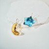北京仓｜Gripoix Paris-Star and Moon-星与月 琉璃 不对称耳环［法国设计师］ 商品缩略图3
