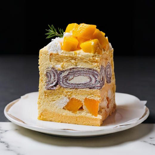 芒果椰子可丽卷蛋糕 商品图0