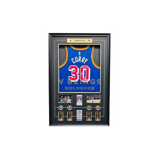 收藏系列 库里 勇士队30号三分王 2974 亲笔签名球衣 商品图0