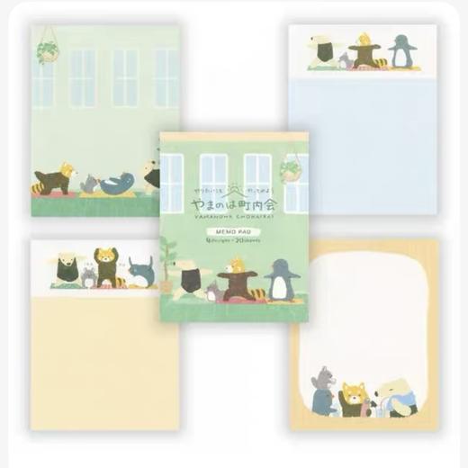 日本NB社山之动物会便签 分装 商品图3