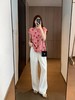 洋气福禄新中式100%天丝人丝爽滑细腻双面印花衬衫上衣 商品缩略图4