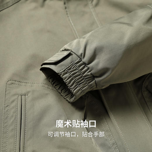 【含桑蚕丝&绵羊毛】圣得西翻领Polo衫2025春季新款亲肤长袖T恤男 商品图8