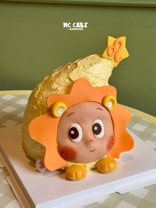 原创星座|星星人狮子座蛋糕 商品图1