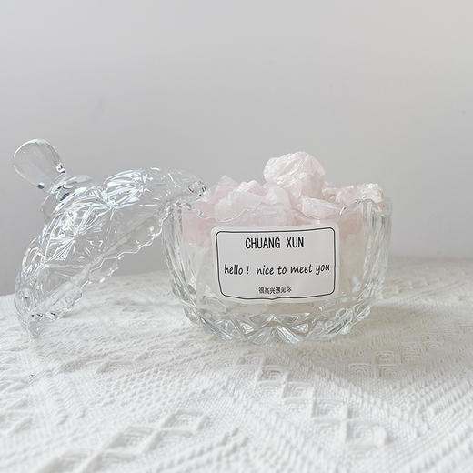 【无火香薰石杯，新款小夜灯~】无火香薰石扩香石杯 伴手礼桌面小夜灯 礼品摆件 天然橙盐石水晶石-QA 商品图12