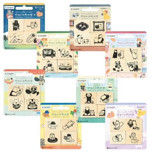 日本NB社山野町内会系列 套装组合 印章套装4枚入 商品图3