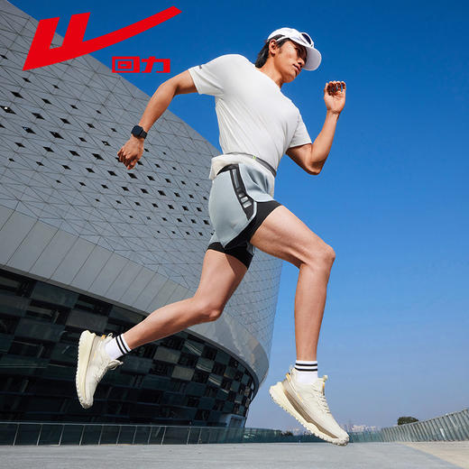 回力男鞋运动鞋男夏季新款鞋子男款网面透气轻便软底男士跑步鞋男WXY-K665YW 商品图4